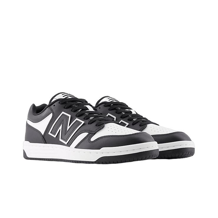 New Balance 480 White Black Angle 2