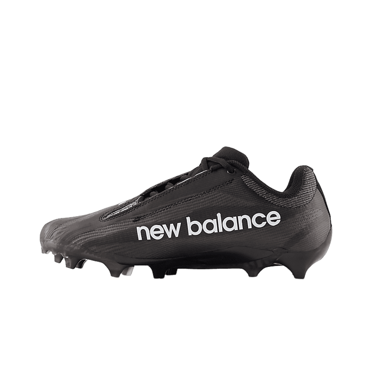 New Balance BurnX4 Lacrosse Black Grey Angle 0