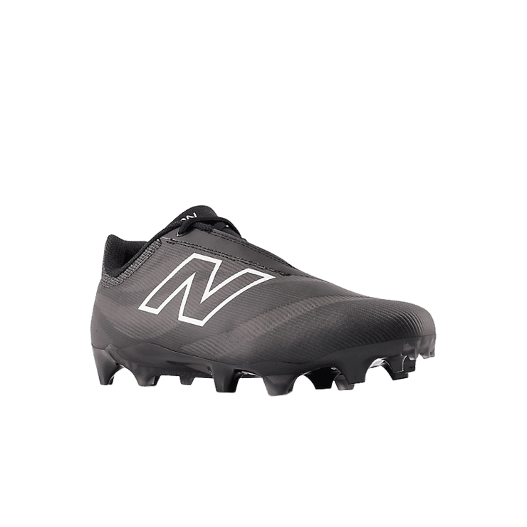 New Balance BurnX4 Lacrosse Black Grey Angle 2