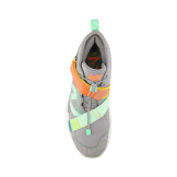 New Balance FuelCell Lindor 2 Pre Game Grey Green Orange Angle 1
