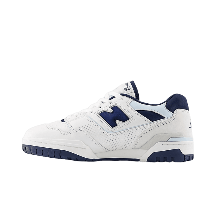 New Balance 550 White Blue Grey Angle 0