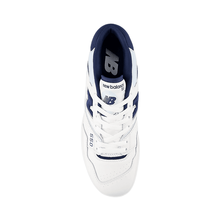 New Balance 550 White Blue Grey Angle 1