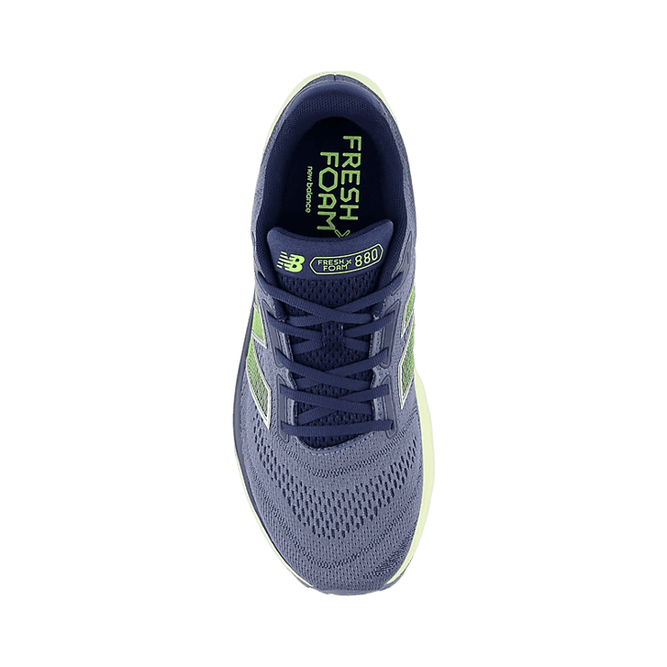 New Balance Fresh Foam X 880v14 Grey Yellow Blue Angle 1