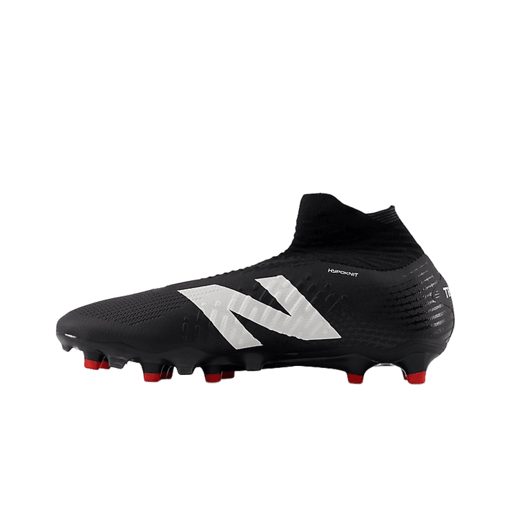 New Balance TEKELA PRO FG V4+ Black White Red Angle 0