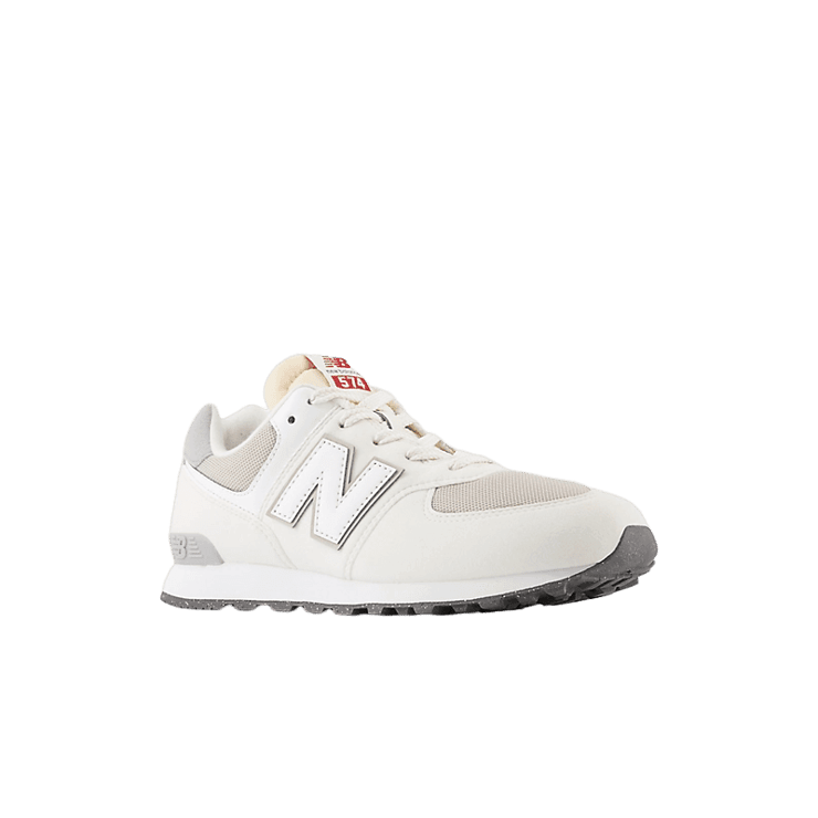 New Balance 574 White (GS) Angle 2