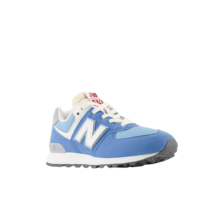 New Balance 574 Blue White (GS) Angle 2