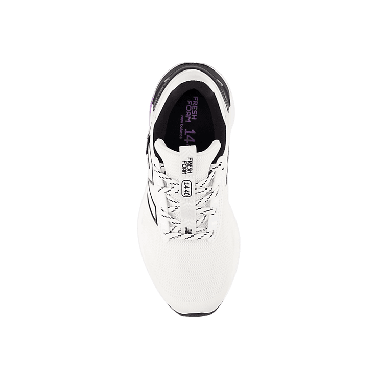 New Balance 1440v1 White Black Purple (GS) Angle 1