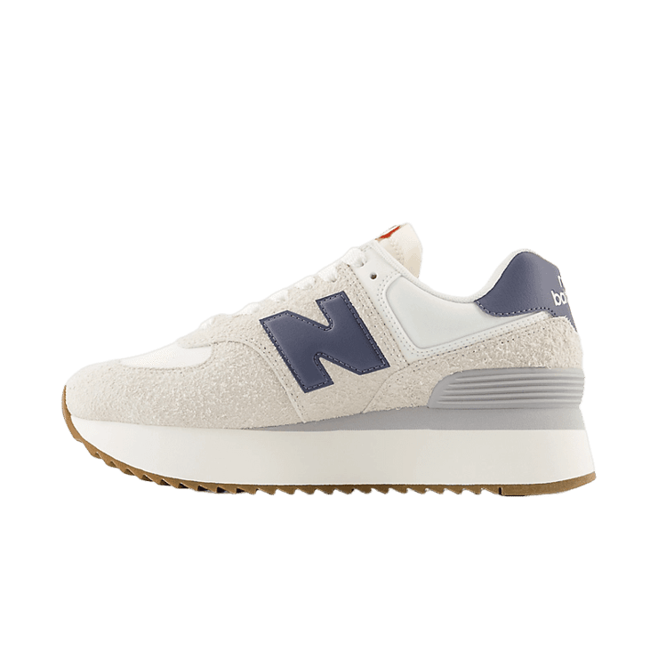 New Balance 574+ Beige White Grey (W) Angle 0