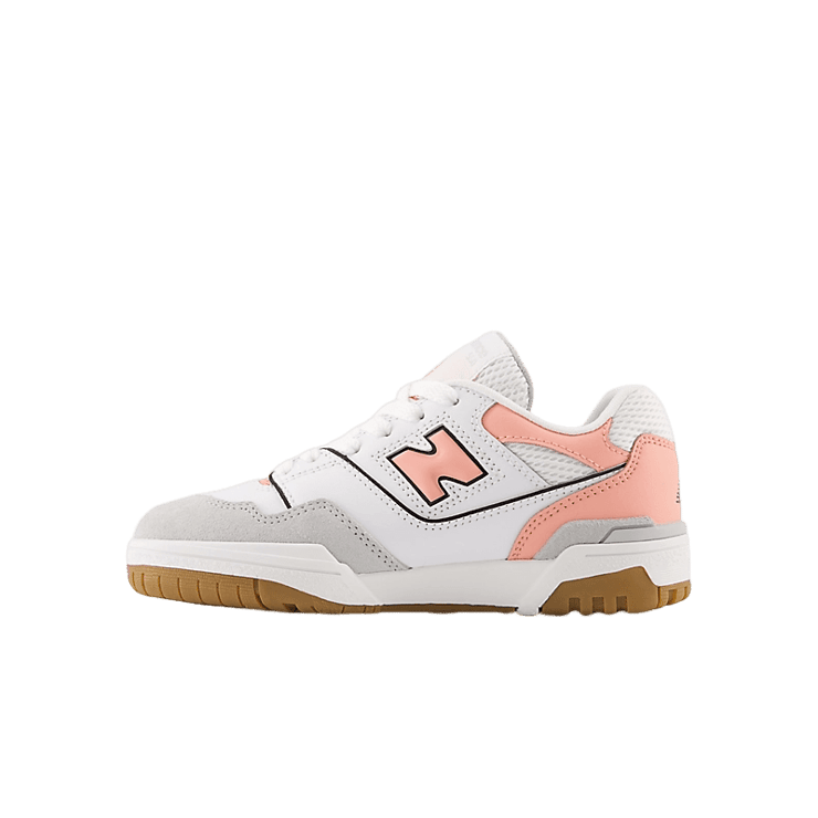 New Balance 550 Grey Pink (GS) Angle 0