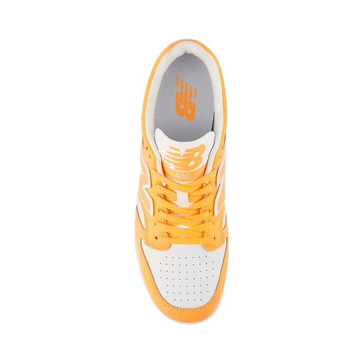 New Balance 480 Orange White Angle 1