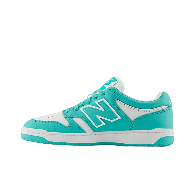 New Balance 480 Green White Angle 0