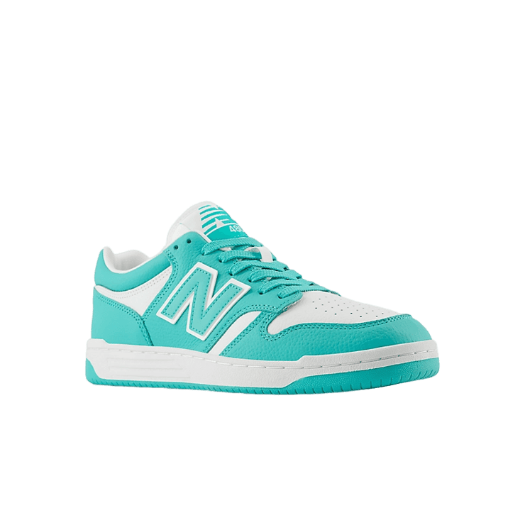 New Balance 480 Green White Angle 2