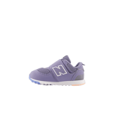 New Balance 574 NEW B Hook & Loop Purple Yellow (GS) Angle 0