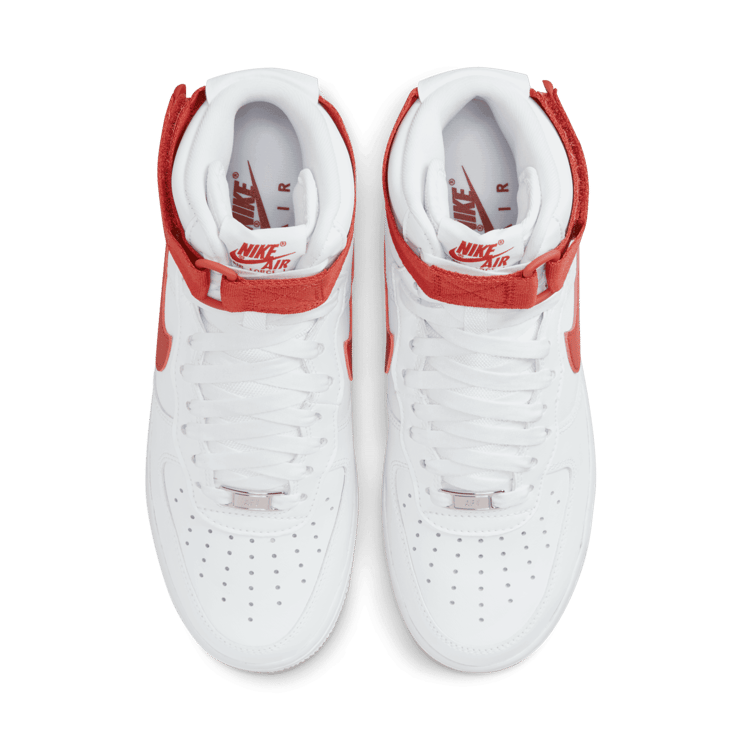 Nike Air Force 1 High White Gym Red (W) Angle 1
