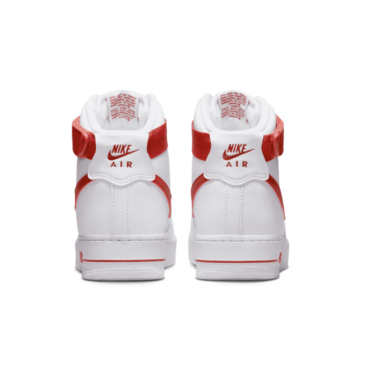 Nike Air Force 1 High White Gym Red (W) Angle 3