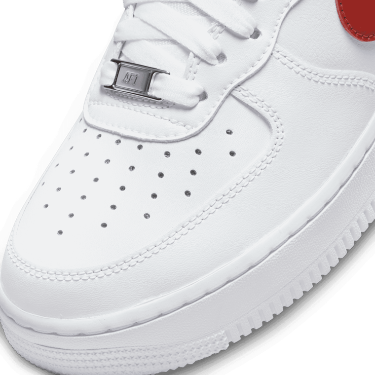 Nike Air Force 1 High White Gym Red (W) Angle 4