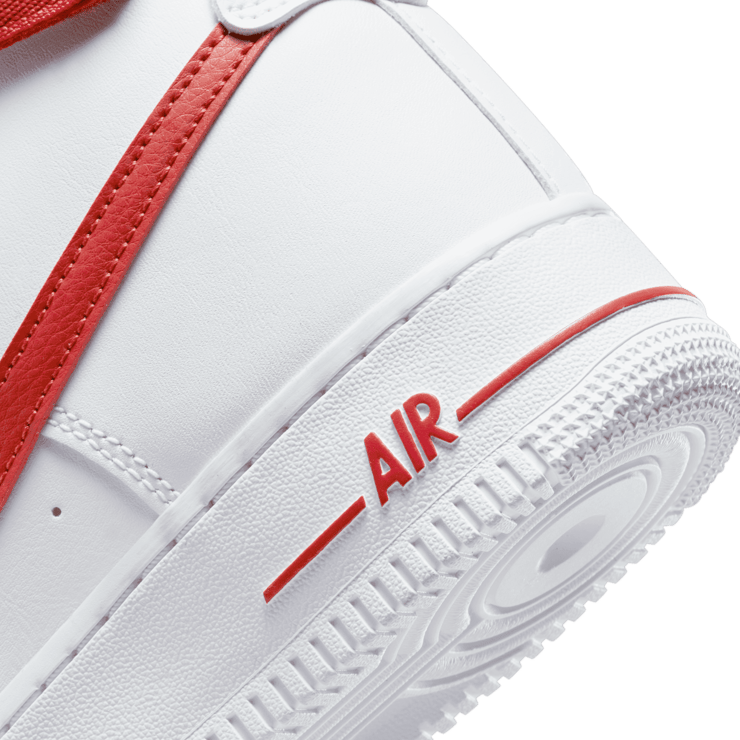 Nike Air Force 1 High White Gym Red (W) Angle 5