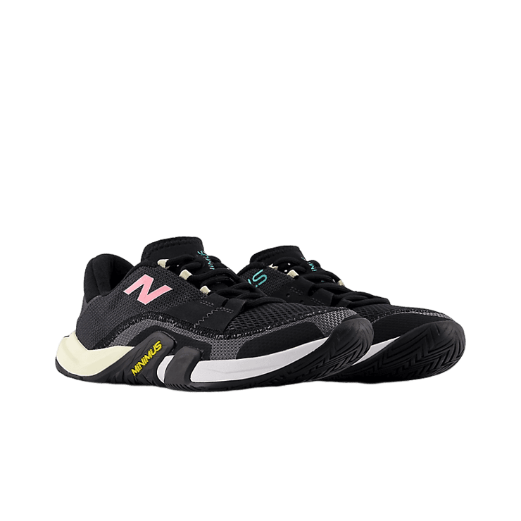 New Balance Minimus TR v2 Black Green Pink (W) Angle 2