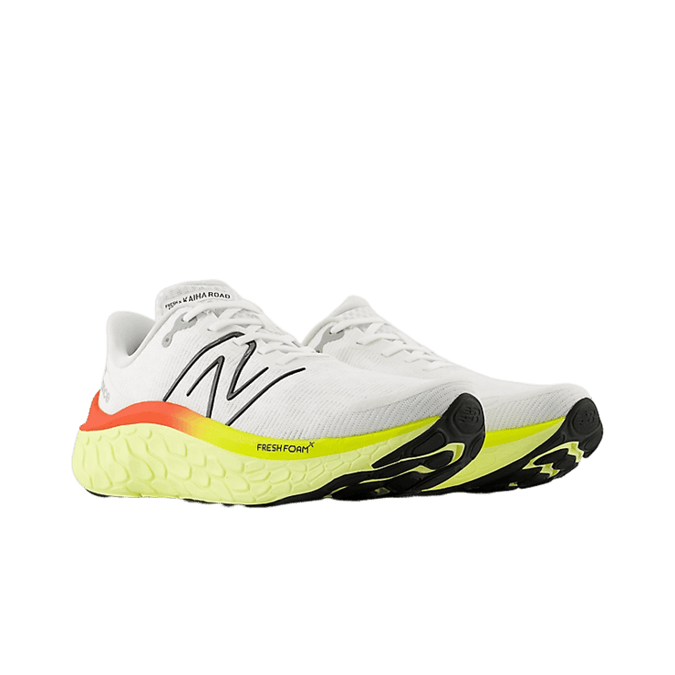 New Balance Fresh Foam X Kaiha Road White Black Red Angle 2