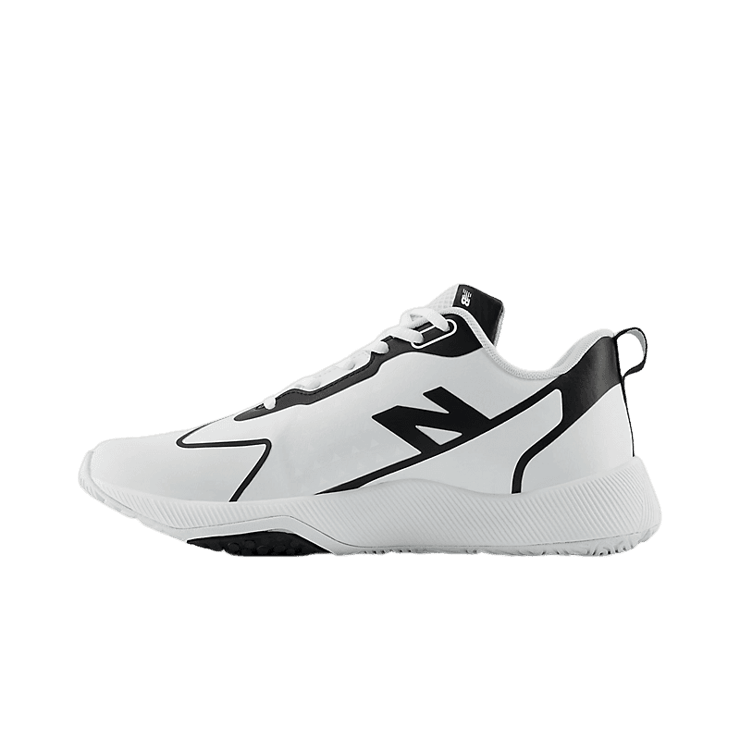 New Balance FuelCell Romero Duo Trainer Softball White Black Brown (W) Angle 0