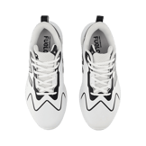 New Balance FuelCell Romero Duo Trainer Softball White Black Brown (W) Angle 1