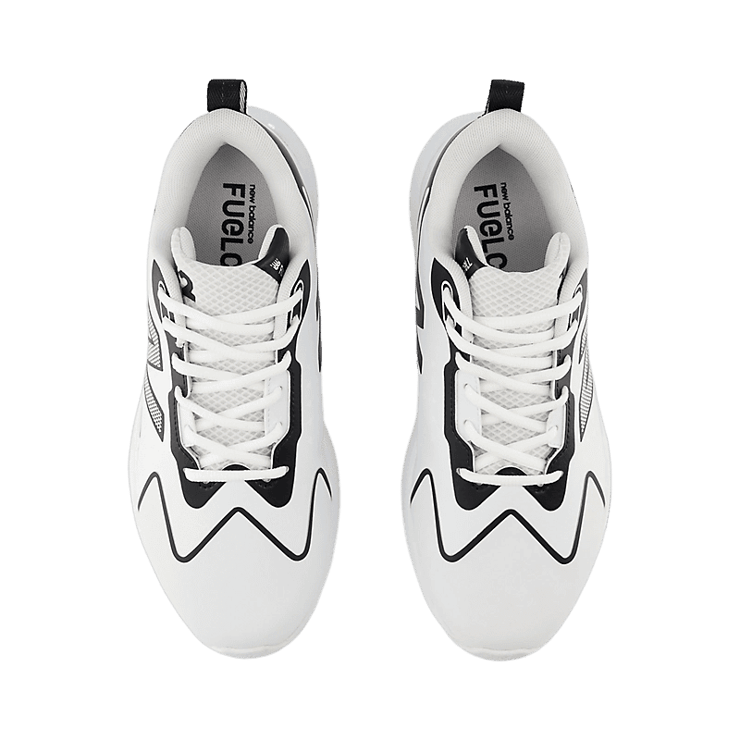 New Balance FuelCell Romero Duo Trainer Softball White Black Brown (W) Angle 1