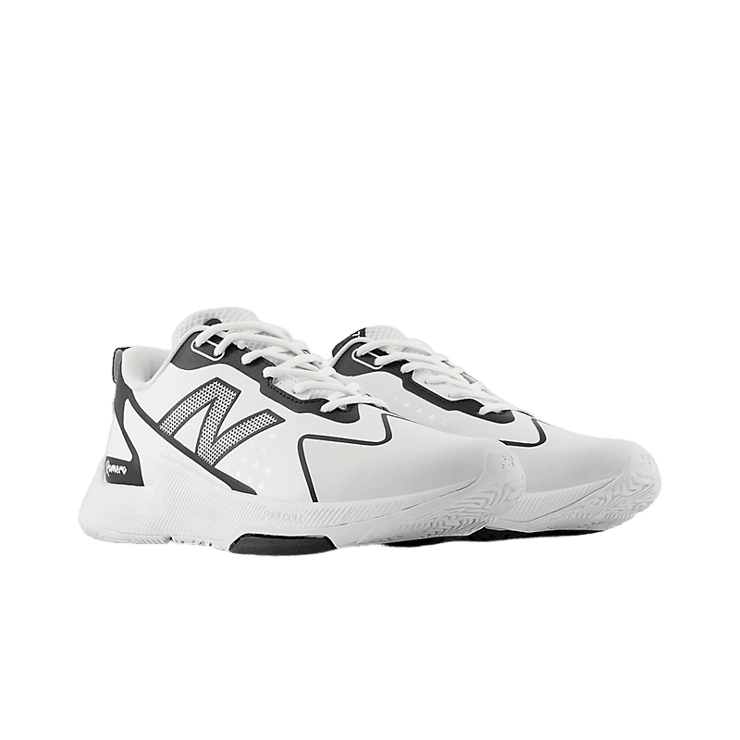 New Balance FuelCell Romero Duo Trainer Softball White Black Brown (W) Angle 2