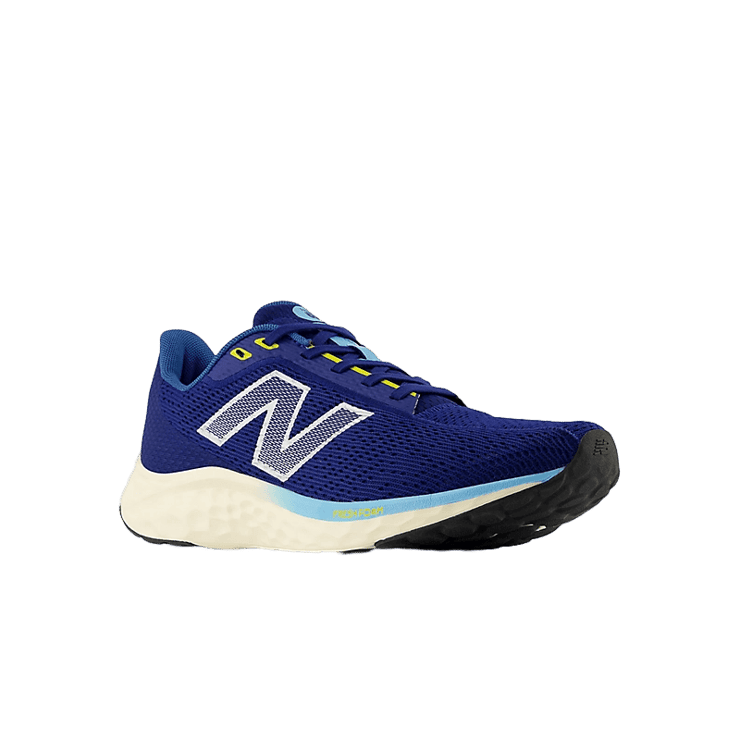 New Balance Fresh Foam Arishi v4 Blue Orange Angle 2