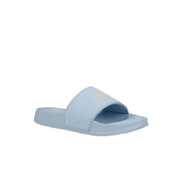 New Balance 200 Sandals Blue White Angle 2