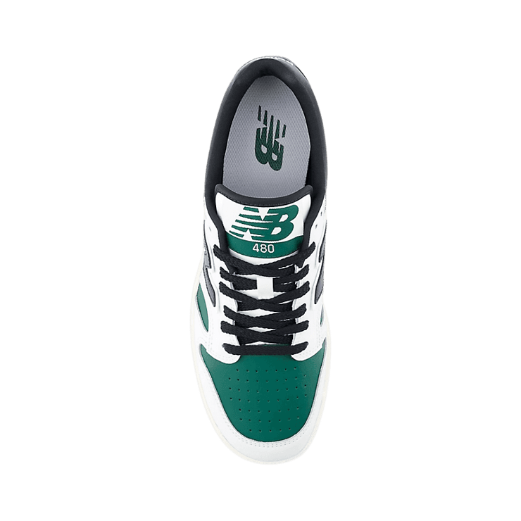 New Balance 480 White Green Black Angle 1
