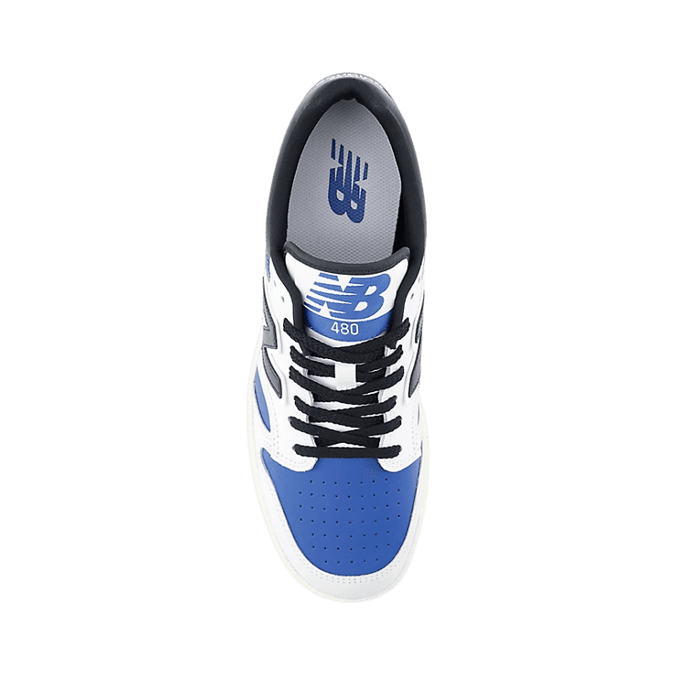 New Balance 480 White Blue Black Angle 1