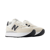 New Balance 574+ Beige White Black (W) Angle 2
