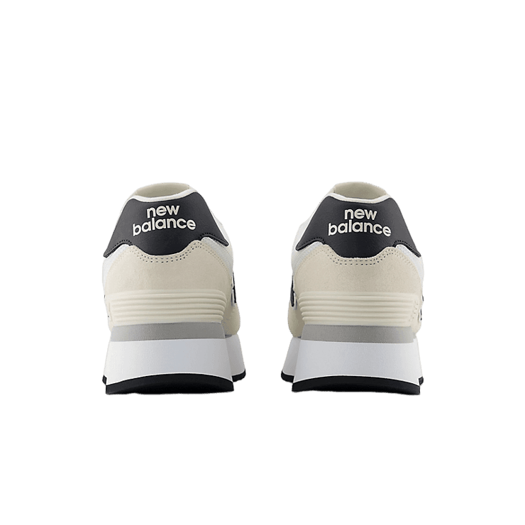 New Balance 574+ Beige White Black (W) Angle 4