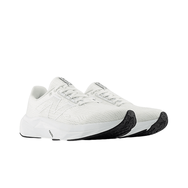 New Balance FuelCell Propel v5 White Black Angle 2