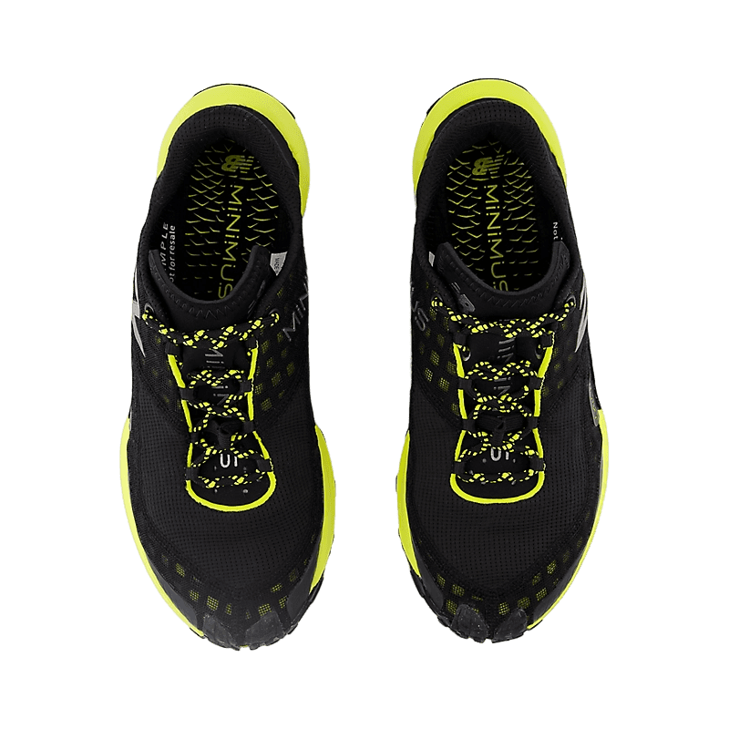 New Balance Minimus Trail Black Yellow Orange Angle 1