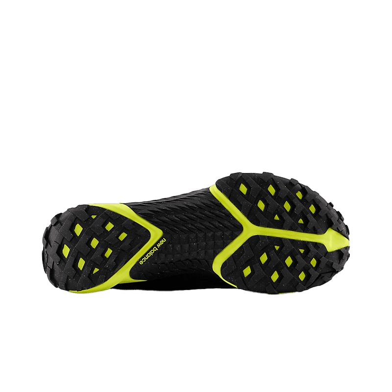 New Balance Minimus Trail Black Yellow Orange Angle 3