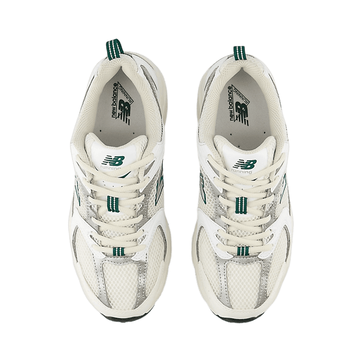 New Balance 530 White Green Grey Angle 1