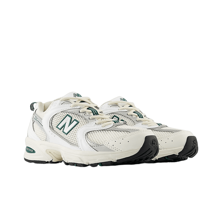 New Balance 530 White Green Grey Angle 2