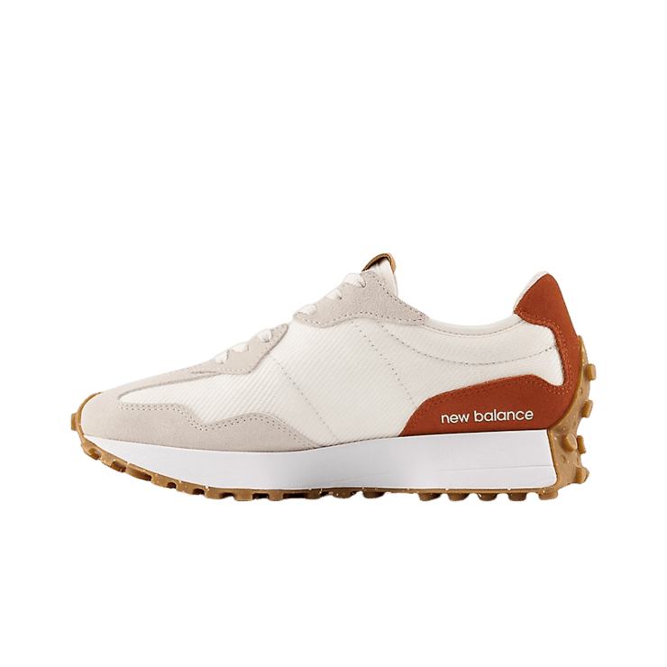 New Balance 327 White Brown (W) Angle 0