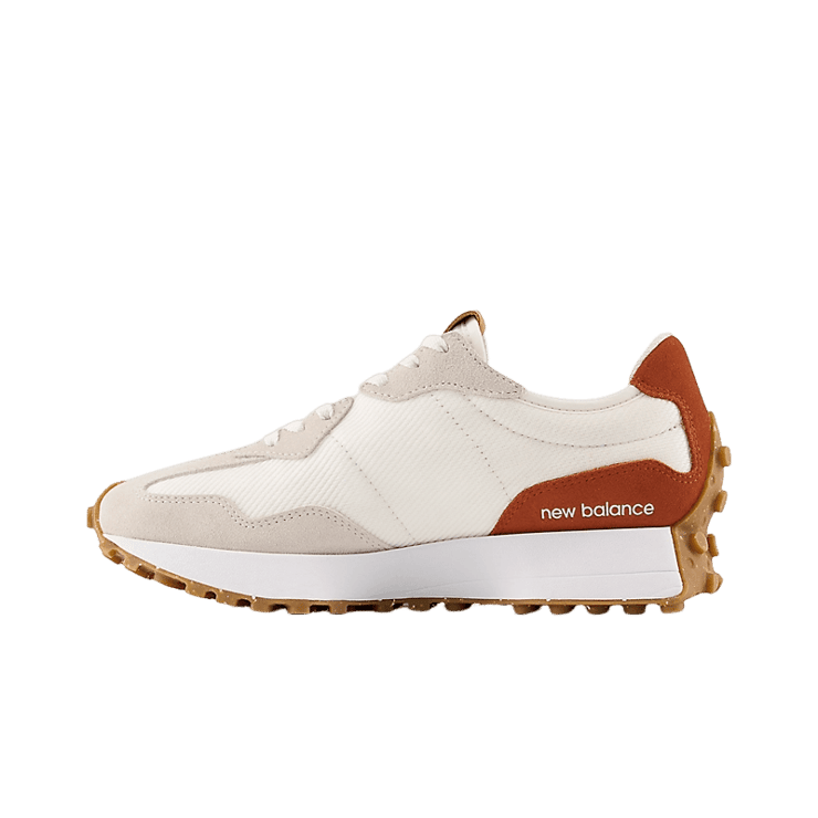 New Balance 327 White Brown (W) Angle 0