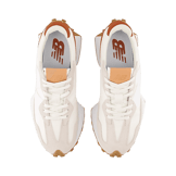 New Balance 327 White Brown (W) Angle 1
