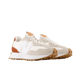 New Balance 327 White Brown (W) Angle 2