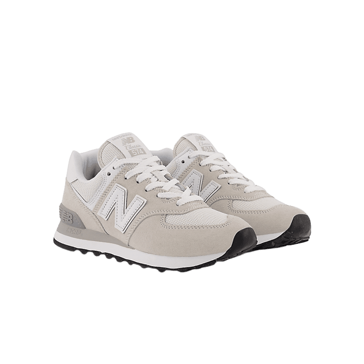 New Balance 574 Core Grey White (W) Angle 2