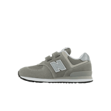 New Balance 574 Core Hook & Loop Grey White (GS) Angle 0