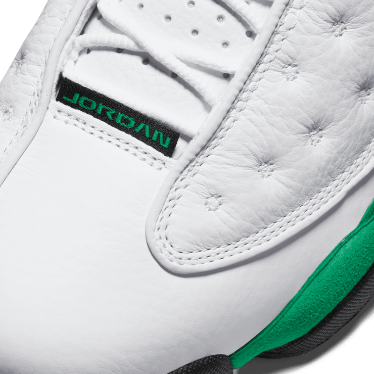 Air Jordan 13 Retro White Lucky Green Angle 4
