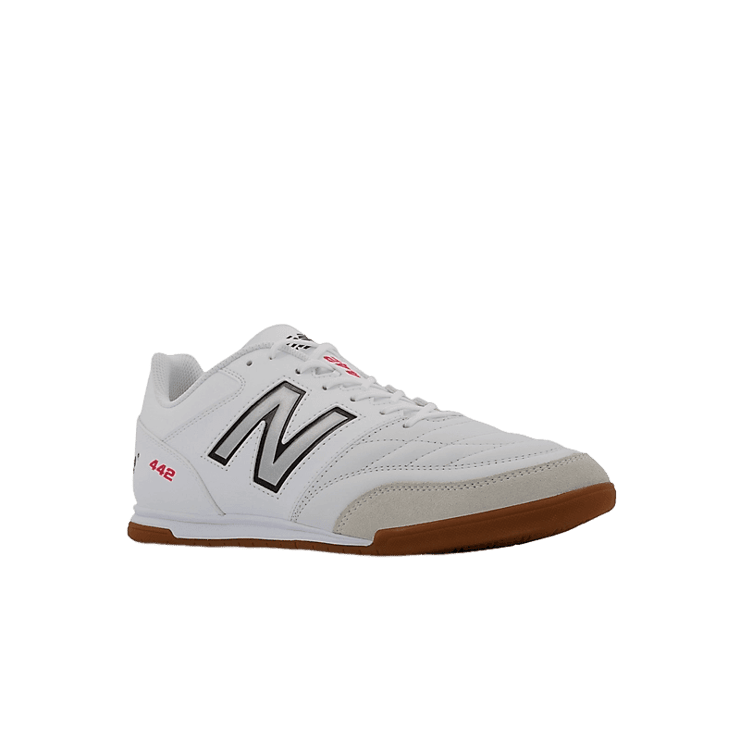 New Balance 442 V2 TEAM IN White Black Angle 2