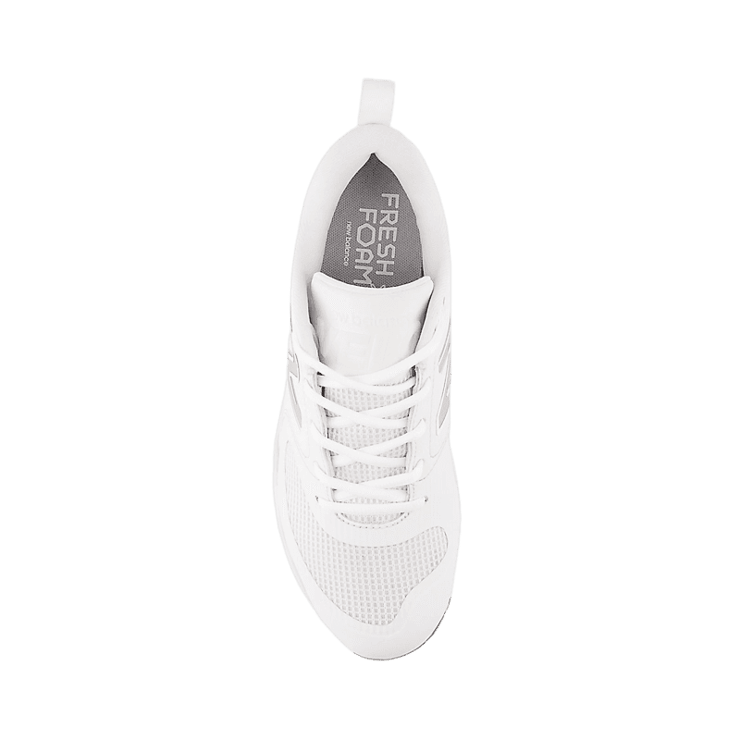 New Balance Fresh Foam X Velo v3 Champagne Metallic Softball White Brown (W) Angle 1