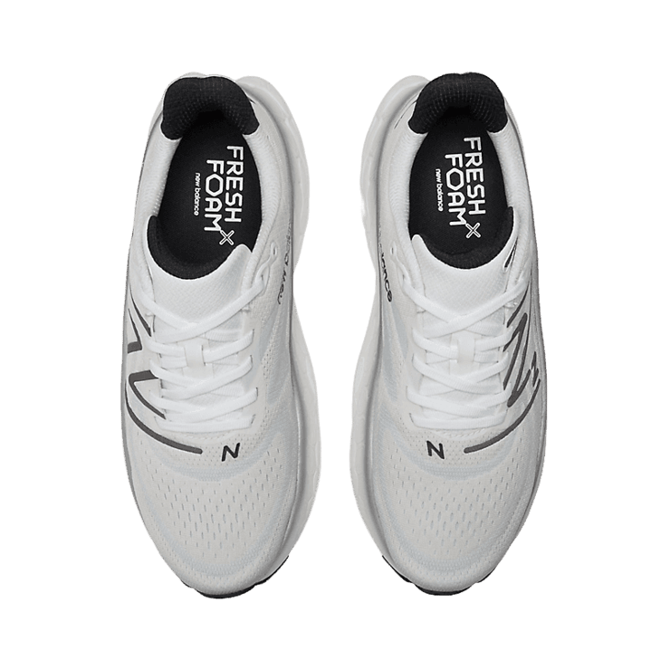 New Balance Fresh Foam X More v4 White Black Angle 1