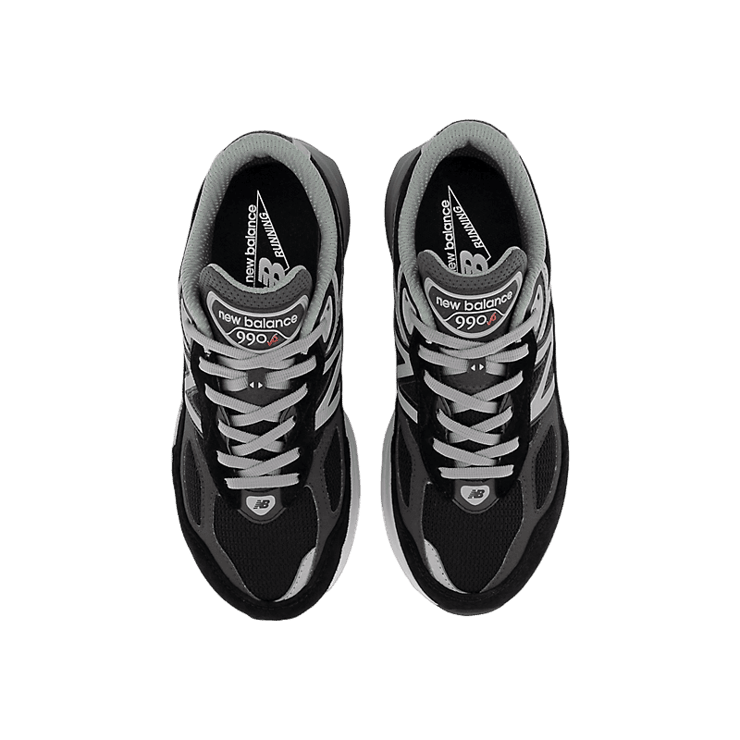 New Balance FuelCell 990v6 Black Grey (GS) Angle 1