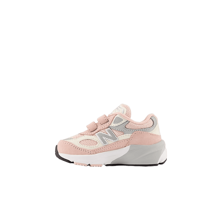 New Balance 990v6 Hook and Loop Pink White (GS) Angle 0